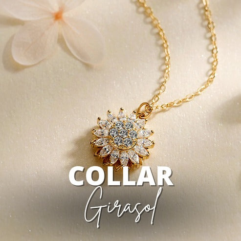 🌻COLLAR GIRASOL GIRATORIO🌻