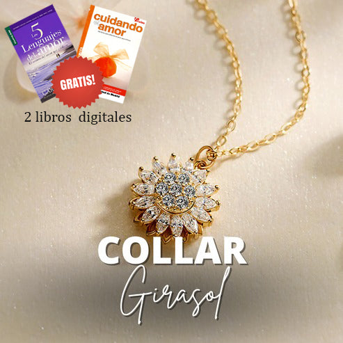 🌻COLLAR GIRASOL GIRATORIO🌻